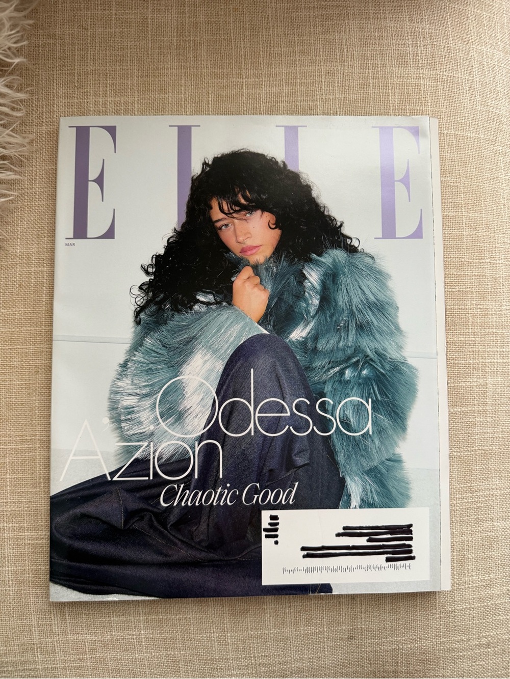 Elle Magazine Odessa Azion
